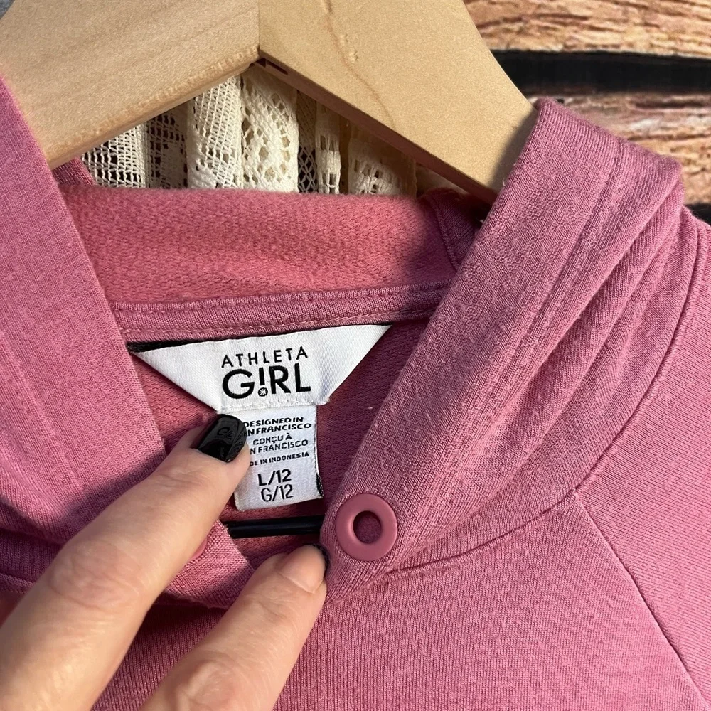 Athleta Girl Mauve Hoodie (105)